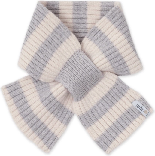 Bufanda infantil de merino Lodger stripe storm