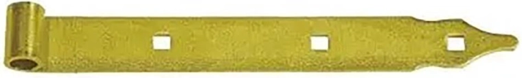 Bisagra de banda 500 × 35 × 4 mm, diámetro del perno 13 mm, galvanizada en amarillo