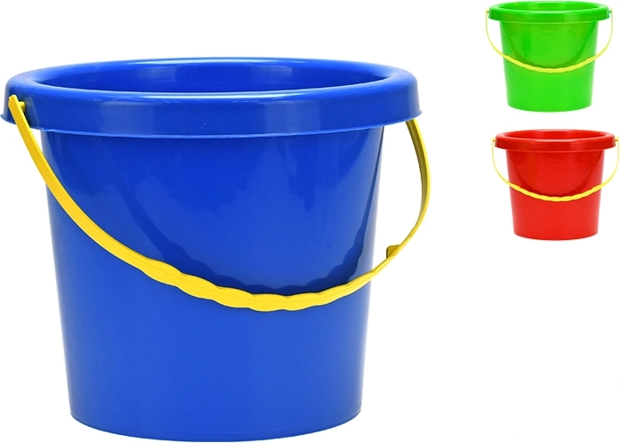 Cubo de plástico para niños 20 cm, surtido de colores