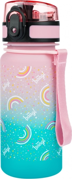 Baagl botella de tritán para beber Gradient Arcoíris 350 ml