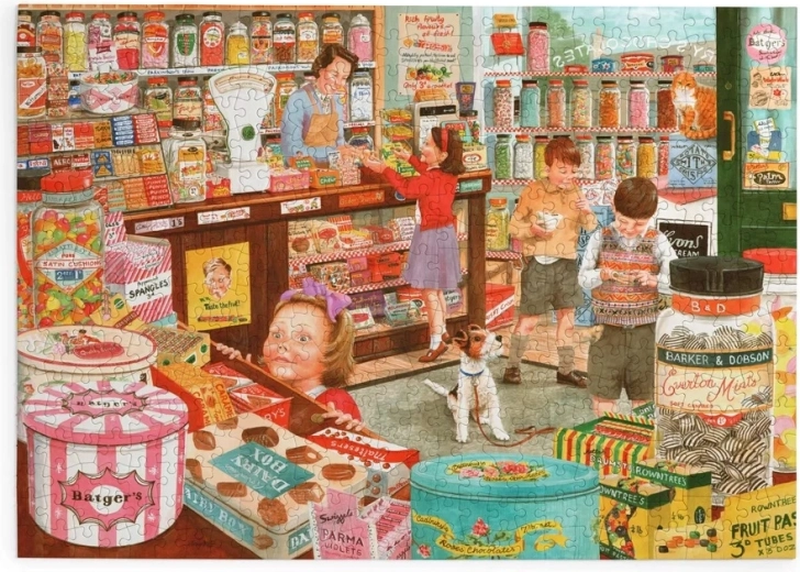 House of Puzzles Puzzle Tienda de dulces, 500 piezas grandes