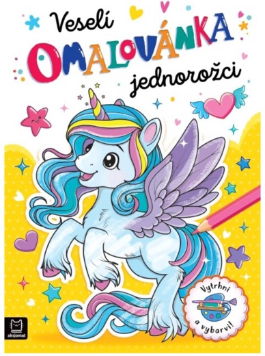 Libro para colorear Unicornios alegres: arranca y colorea