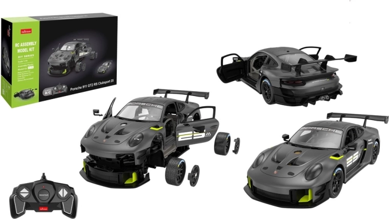 Set de construcción de coche teledirigido Porsche 911 GT2, 26 cm
