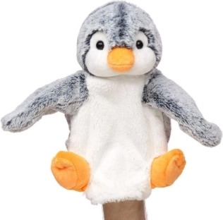 Marioneta de peluche pingüino eco-friendly