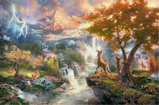 Puzzle Bambi: Primer año 1000 piezas de SCHMIDT