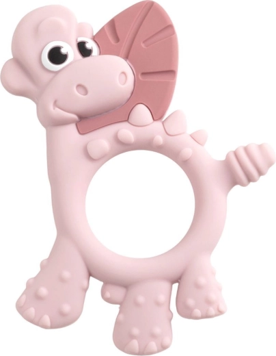 Mordedor multisensorial Bibado Dotty the Dinosaur blush - 1 unidad