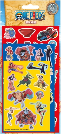 Set de pegatinas One Piece (60 uds)