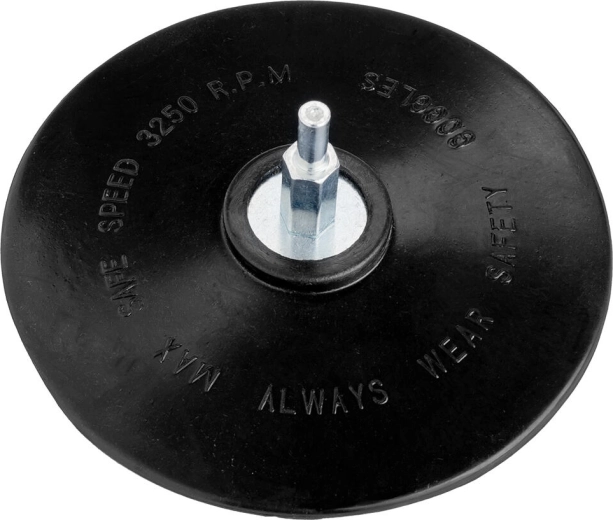 Soporte para papel de lija de 125 mm con sujeción por tornillo