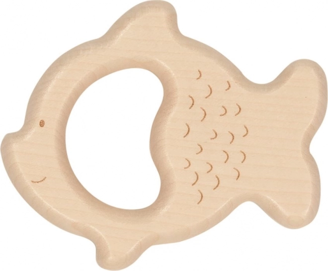 Sonajero de madera Goki pez