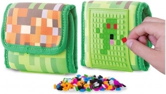 Cartera Pixie Crew con diseño de Minecraft