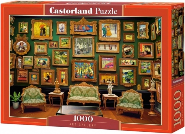 Puzle de 1000 piezas galería de arte – cuadros en la pared