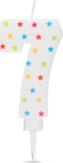 Vela para tarta número 7