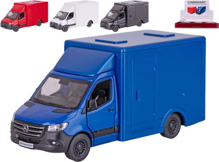Modelo metálico de furgoneta MERCEDES-BENZ Sprinter 1:48 Kinsmart