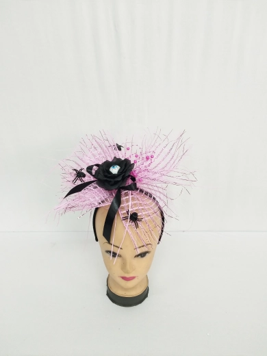 Diadema Sparkys con rosa negra
