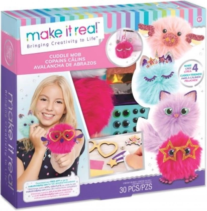 Kit para hacer llaveros – adorables bolas peludas