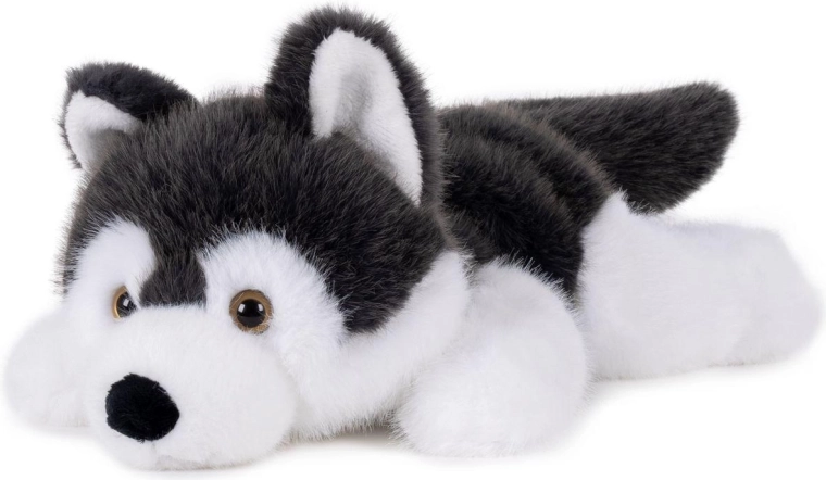 Husky de peluche tumbado 30 cm