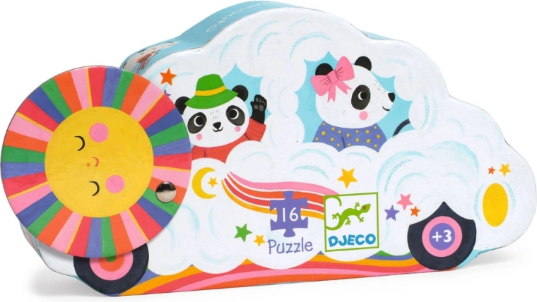 Puzzle Djeco coche de nubes (16 piezas)