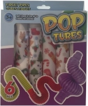 Tubo fidget con efecto de luz