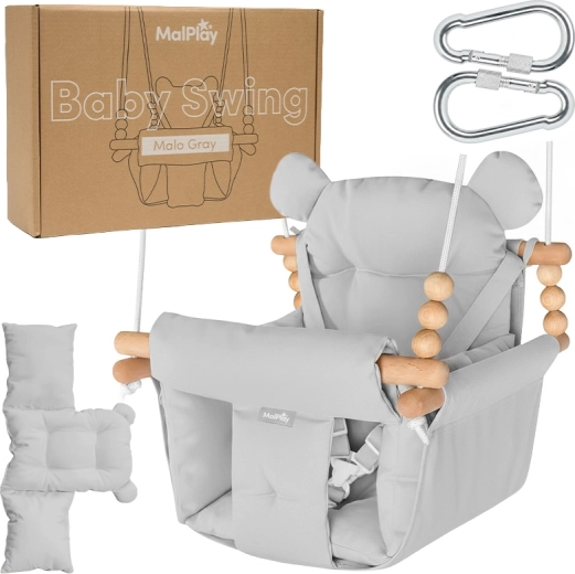Columpio infantil Malo gris