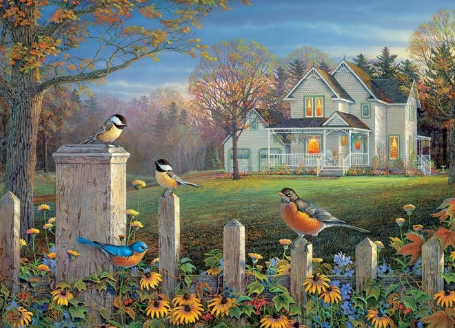 Puzzle COBBLE HILL Pájaros nocturnos – 1000 piezas