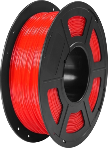 Filamento Anycubic TPU rojo transparente 1 kg