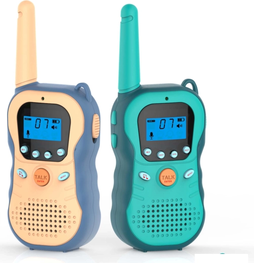 Walkie-talkies infantiles con alcance de hasta 3 km, 16 cm