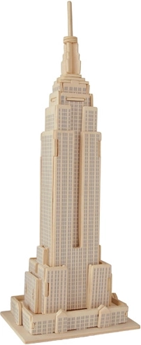 Rompecabezas 3D de madera Empire State Building