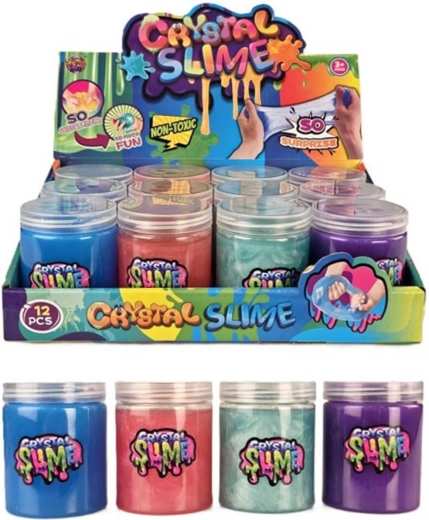 Slime metálico Crystal en bote - 1 unidad