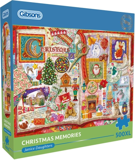 Puzzle GIBSONS Recuerdos de Navidad XL, 500 piezas