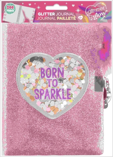 Diario brillante Born to sparkle - 1 pieza