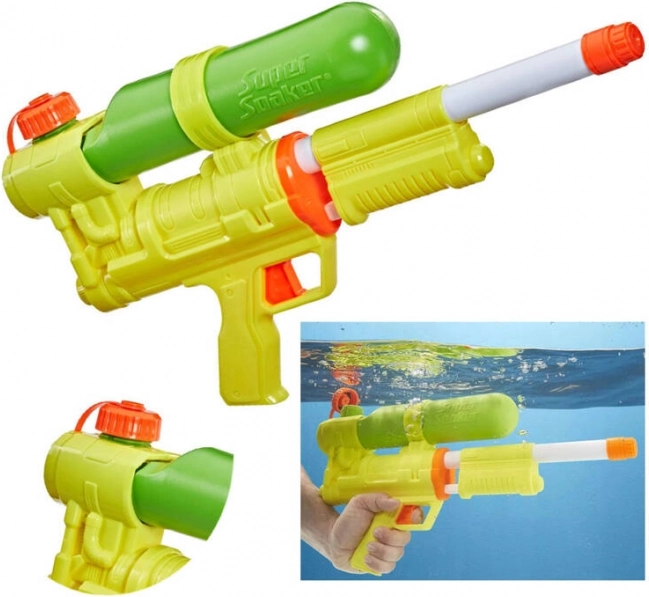 Pistola de agua NERF SUPER SOAKER XP50 para niños, amarilla