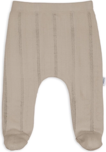 Pantalones calentitos para recién nacido Lodger con pies integrados Pointelle shell, talla 50