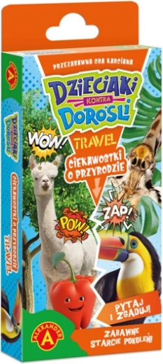 Niños contra adultos – Curiosidades sobre la naturaleza Travel juego de viaje