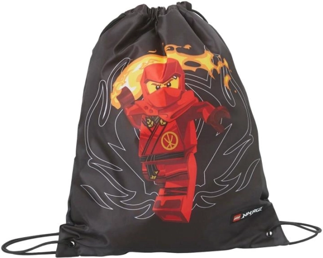 Bolsa roja LEGO NINJAGO para calzado de recambio