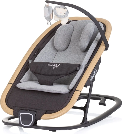 Hamaca para bebé Chipolino Senso cloud+wood