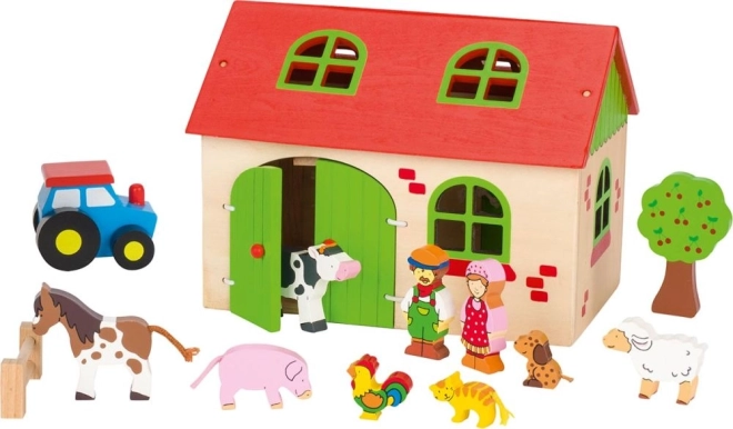 Goki mi granja – granja de madera para niños