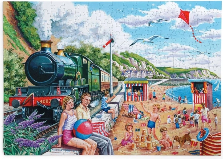 Puzzle House of Puzzles Idilio costero, 250 piezas grandes