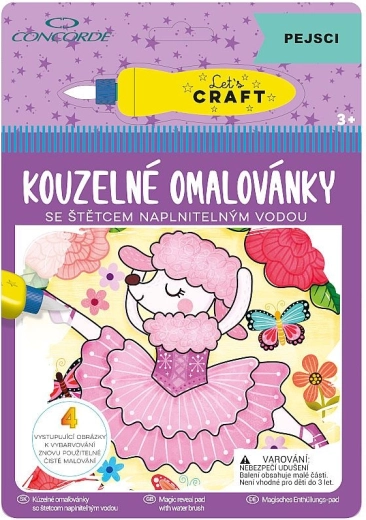 Libros para colorear mágicos CONCORDE Perritos