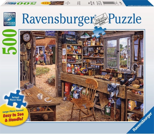 Puzzle Ravensburger Taller de papá XXL 500 piezas