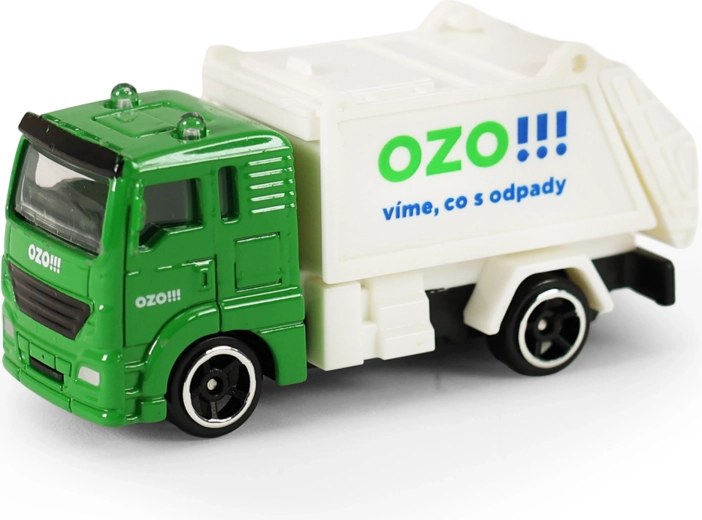 Coche de basura metálico OZO 7 cm