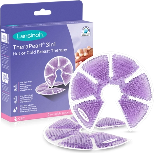 Lansinoh compresa de gel caliente y fría para el pecho 2 uds
