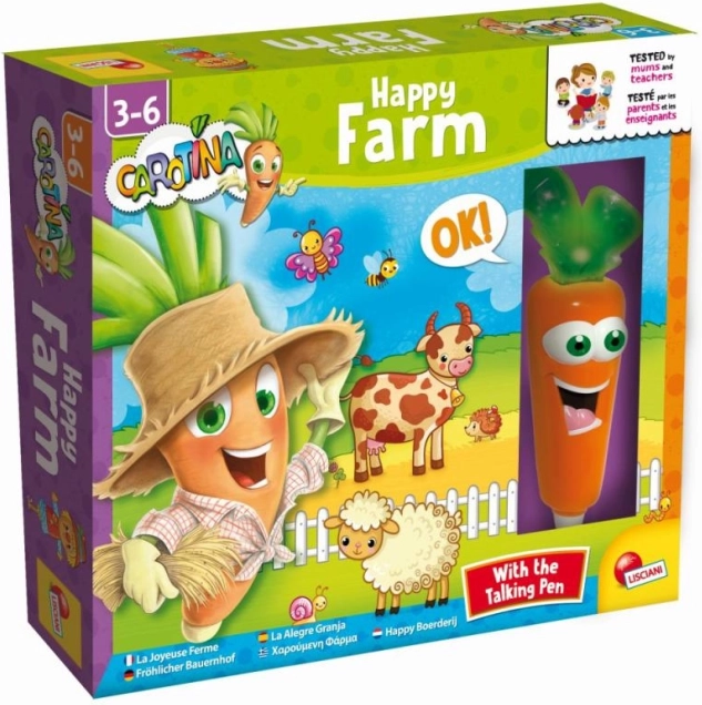 Carotina lápiz parlante – granja