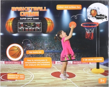 Canasta de baloncesto para niños 93 cm con balón