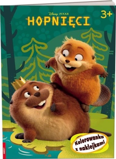 Disney Hopnięci – libro para colorear con pegatinas