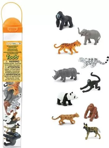 Safari Ltd. tubo de especies en peligro – terrestres