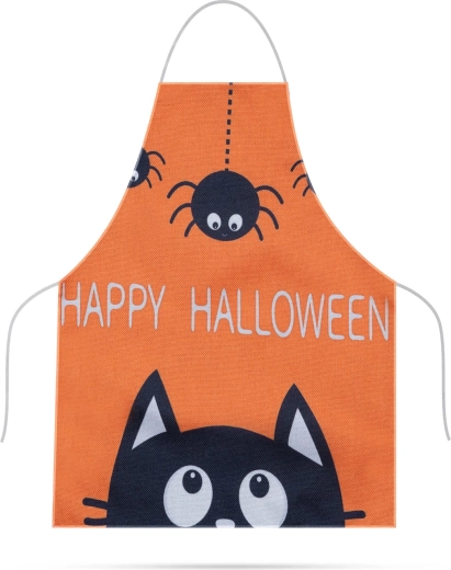 Delantal infantil de Halloween de lona impermeable, 44 × 35 cm