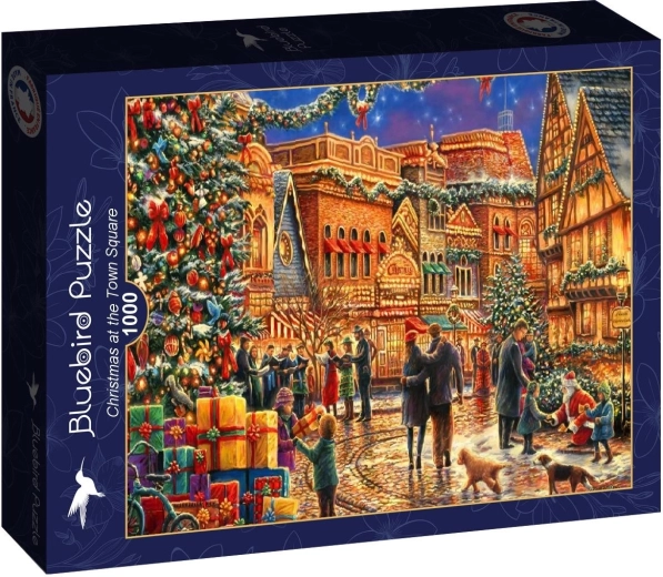 Puzzle Bluebird «Navidad en la plaza» 1000 piezas - 1 unidad