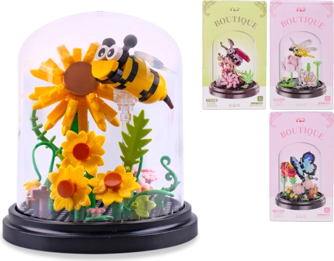 Set de construcción de insectos con flor para niños a partir de 6 años