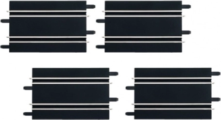 Rectas de 170 mm para pistas de coches Carrera GO, GO Plus y Digital 143 (4 uds.)