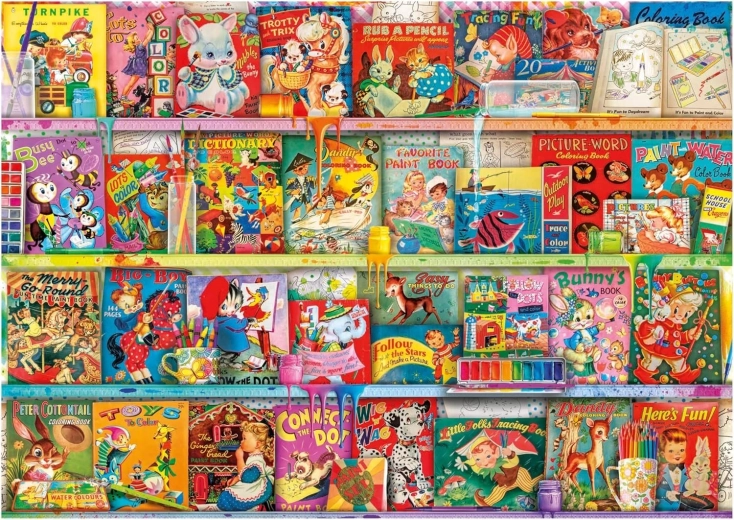 Puzzle Educa Rincón de lectura acogedor y divertido 1500 piezas